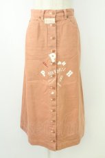 画像1: PINK HOUSE / ロゴPHプリントスカート  ピンクＸ白 T-26-08-23-021-LO-SK-SA-ZT (1)