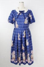 画像1: Emily Temple cute /Bloom Rabbitワンピース M ネイビー T-26-08-29-024-ET-OP-OW-ZT (1)