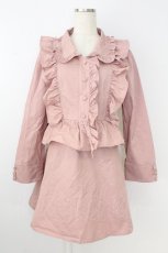 画像1: Swankiss / フリルワンピース  ピンク T-26-08-29-027-LO-OP-HR-ZT (1)