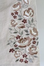 画像4: axes femme / 裾刺繍ストレートパンツ L ベージュ T-26-08-29-031-AX-PA-SZ-ZT (4)