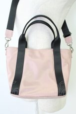 画像2: MARY QUANT / ロゴショルダーバッグ  ピンクＸ黒 T-26-08-29-032-LO-BG-SA-ZT (2)