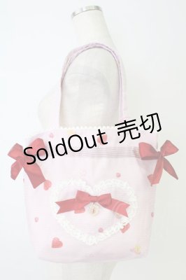 Preview of Strawberry Sweetheart Cake柄レッスンバッグ  ピンク