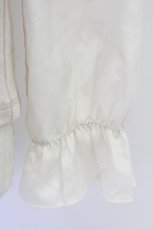 画像4: axes femme / シフォンスリーブフリルレースプルオーバー M ピンク×キナリ T-26-08-29-005-AX-TO-OW-ZT (4)