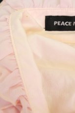 画像6: PEACE NOW / シフォンフリル半袖ブラウス  ピンク T-26-08-29-008-PU-BL-SA-ZT (6)