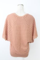 画像2: axes femme / ラメ入透かしニットトップス M オレンジ T-26-08-29-010-AX-TO-SZ-ZT (2)