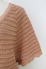 画像3: axes femme / ラメ入透かしニットトップス M オレンジ T-26-08-29-010-AX-TO-SZ-ZT (3)
