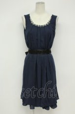画像1: axes femme / バックバラスリットドレス M コン T-26-08-31-035-AX-OP-SA-ZT (1)