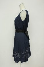 画像3: axes femme / バックバラスリットドレス M コン T-26-08-31-035-AX-OP-SA-ZT (3)