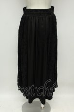画像2: axes femme / サイドレーススカート  黒 T-26-08-31-037-AX-SK-SA-ZT (2)