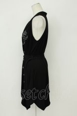 画像3: PUTUMAYO / 刺繍ロングベスト  黒 T-26-08-31-005-PT-TO-SA-ZT (3)