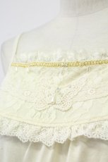 画像5: axes femme / パールレースキャミソール  アイボリー T-26-08-31-011-AX-TO-SA-ZT (5)