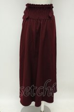 画像2: axes femme / センタージップロングスカート M ワイン T-26-08-31-016-AX-SK-SA-ZT (2)