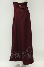 画像3: axes femme / センタージップロングスカート M ワイン T-26-08-31-016-AX-SK-SA-ZT (3)