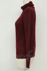 画像3: axes femme / パール使いリブタートル  ボルドー T-26-08-31-022-AX-TO-SA-ZT (3)