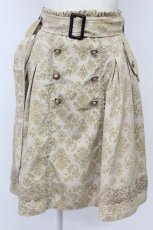 画像1: axes femme / 総フロッキートレンチスカート  ベージュ T-26-09-08-004-AX-SK-SA-ZT (1)