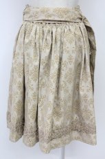画像2: axes femme / 総フロッキートレンチスカート  ベージュ T-26-09-08-004-AX-SK-SA-ZT (2)