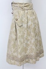 画像3: axes femme / 総フロッキートレンチスカート  ベージュ T-26-09-08-004-AX-SK-SA-ZT (3)