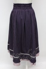 画像2: axes femme / ベルト風フィッシュテールスカート F パープル T-26-09-08-019-AX-SK-TE-ZT (2)