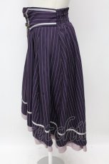 画像3: axes femme / ベルト風フィッシュテールスカート F パープル T-26-09-08-019-AX-SK-TE-ZT (3)