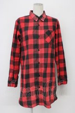 画像1: JURY BLACK / チェックシャツ  赤 T-26-09-12-008-PU-TO-SZ-ZT (1)