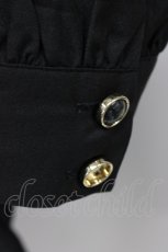 画像6: axes femme NOSTALGIE / ペプラムシャツブラウス F 黒 T-26-09-12-014-AX-BL-SZ-ZT (6)