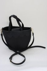 画像2: m petit by misako / AMスカラップ2WAYバッグ  黒 T-26-09-12-019-LO-BG-SZ-ZT (2)