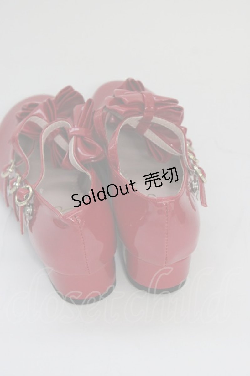 画像5: DearMyLove / エナメルリボンパンプス 23.0cm アカ T-26-09-12-021-GO-SH-OW-ZT (5)