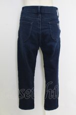 画像2: axes femme / マリン刺繍ポケットパンツ  青Ｘ白 T-26-09-13-025-AX-PA-SA-ZT (2)