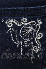画像5: axes femme / マリン刺繍ポケットパンツ  青Ｘ白 T-26-09-13-025-AX-PA-SA-ZT (5)