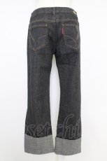 画像2: INGEBORG / 後ろポケット刺繍デニムパンツ  黒デニム T-26-09-13-026-LO-PA-SA-ZT (2)