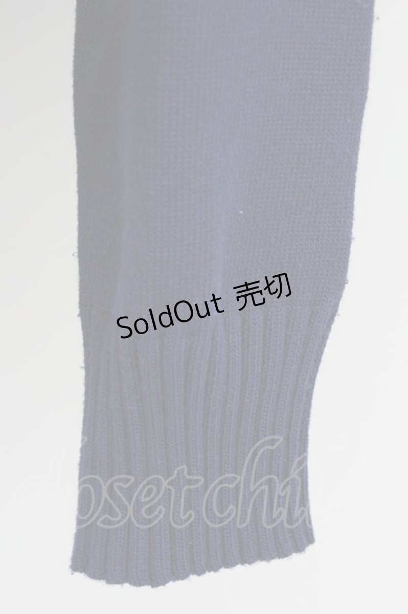 画像5: WC / アーガイル長袖カーデ F 紺 T-26-09-13-004-PU-TO-SZ-ZT787 (5)