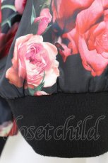 画像5: CIVARIZE / Roseプリントドロップショルダーブルゾン 44 ブラックｘレッド T-26-09-13-005-PU-JA-YM-ZT (5)