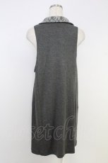 画像2: axes femme / ロングカットベスト M モクグレー T-26-09-13-008-AX-TO-TE-ZT (2)