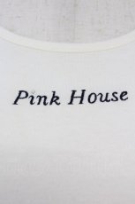 画像3: PINK HOUSE / ロゴ刺繍カットソー  シロ T-26-09-20-003-LO-TO-IG-ZT (3)