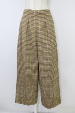 画像1: Candy Stripper / CHECK TACKED PANTS 1 ブラウン T-26-09-20-044-PU-PA-SA-ZT (1)