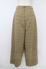 画像2: Candy Stripper / CHECK TACKED PANTS 1 ブラウン T-26-09-20-044-PU-PA-SA-ZT (2)