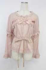 画像1: PINK HOUSE / ケミカルレース使いブラウス  ピンク T-26-09-20-005-LO-BL-OW-ZT (1)