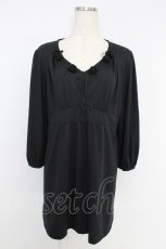 画像1: INGEBORG / モチーフレザーコードチュニック 11 クロ T-26-09-20-013-LO-TO-IG-ZT (1)