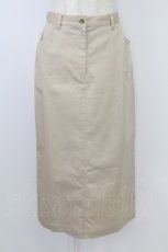 画像1: INGEBORG / ロゴ刺繍ポケットロングスカート  ベージュ T-26-09-20-018-LO-SK-SA-ZT (1)