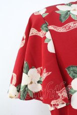 画像3: INGEBORG / くちなしptタック半袖ワンピース  アカ T-26-09-27-030-LO-OP-IG-ZT (3)