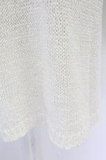 画像3: INGEBORG / ボーダーサマーニット 9号 オフ×クロ×ネイビー T-26-09-27-001-LO-TO-OW-ZT (3)