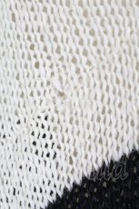画像5: INGEBORG / ボーダーサマーニット 9号 オフ×クロ×ネイビー T-26-09-27-001-LO-TO-OW-ZT (5)
