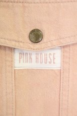 画像5: PINK HOUSE / 裾ロゴptオーバーオールジャンパースカート L ピンク T-26-09-27-011-LO-OP-SA-ZT (5)