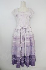 画像1: PINK HOUSE / ローンティアードワンピース  ラベンダー T-26-09-27-019-LO-OP-TE-ZT (1)