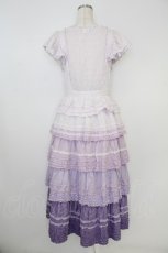 画像2: PINK HOUSE / ローンティアードワンピース  ラベンダー T-26-09-27-019-LO-OP-TE-ZT (2)