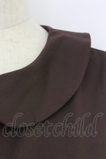 画像3: LEBECCA boutique / 丸襟長袖ワンピース  ブラウン T-26-10-04-023-LO-OP-SA-ZT (3)