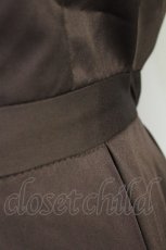 画像4: LEBECCA boutique / 丸襟長袖ワンピース  ブラウン T-26-10-04-023-LO-OP-SA-ZT (4)