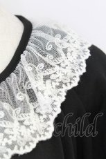 画像3: m petit by misako / AOKエリツキギャザーワンピース L 黒 T-26-10-04-026-LO-OP-SA-ZT (3)