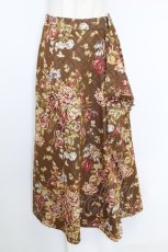 画像1: INGEBORG / セットアップスカート  フラワーブラウン白 T-26-10-04-037-LO-SK-SA-ZT (1)