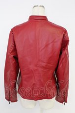 画像2: PINK HOUSE / サロンドフレーズライダースジャケット 4(L) ボルドー T-26-10-04-005-LO-JA-SA-ZT (2)